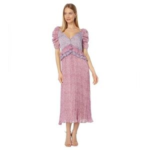 En Saison Lavender Midi Dress